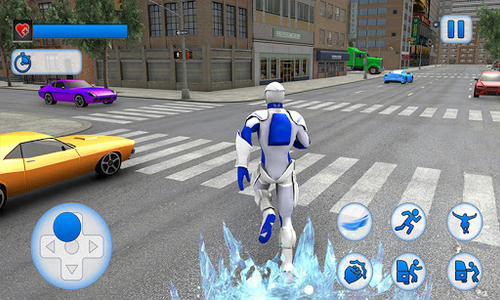Ice Hero Games: Superhero Game - Gameplay image of android game