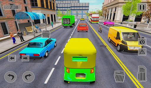 Tuk Tuk Rickshaw Games Taxi ۳D - عکس برنامه موبایلی اندروید