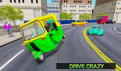 Tuk Tuk Rickshaw Games Taxi ۳D - عکس برنامه موبایلی اندروید