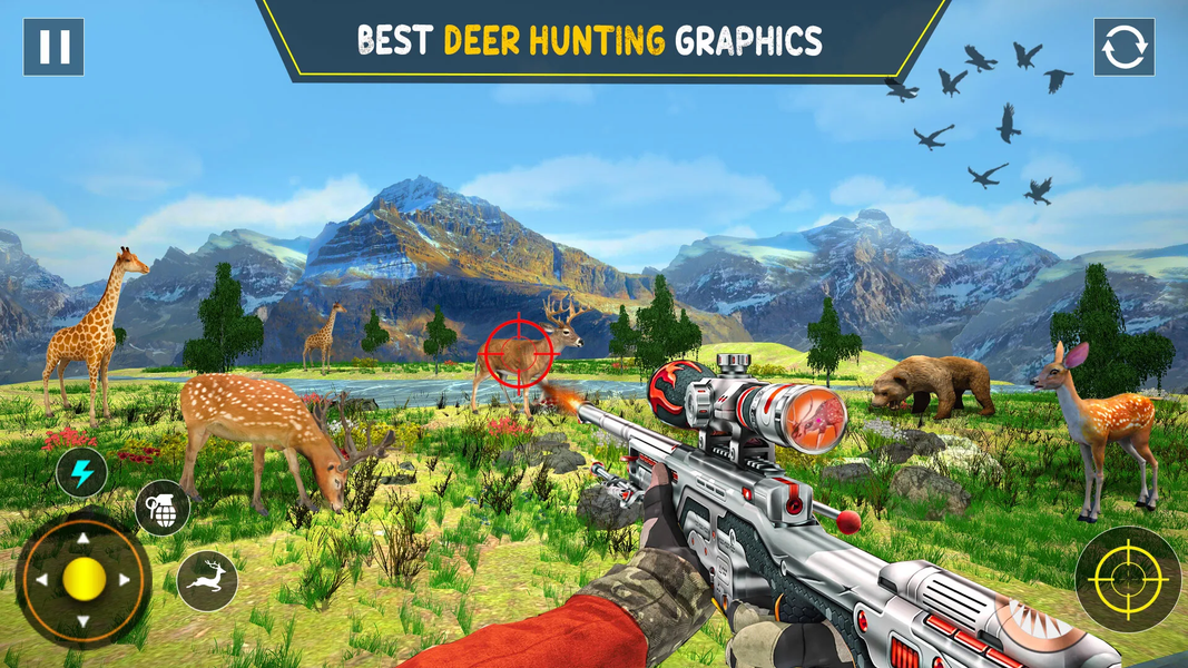 Wild Animal Hunting & Shooting - Gameplay image of android game