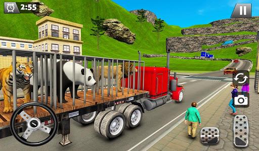 Zoo Animal: Truck Driving Game - Gameplay image of android game