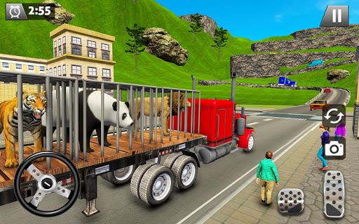 Zoo Animal: Truck Driving Game - Gameplay image of android game
