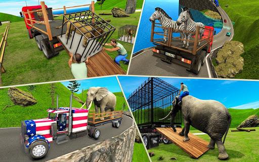 Zoo Animal: Truck Driving Game - Gameplay image of android game