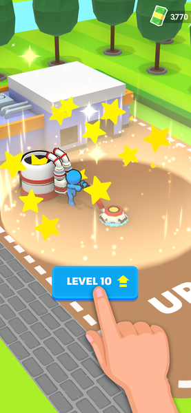 PowerWasherMan - toilet clean - Gameplay image of android game