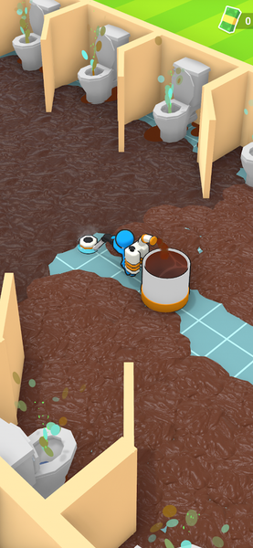 PowerWasherMan - toilet clean - عکس بازی موبایلی اندروید