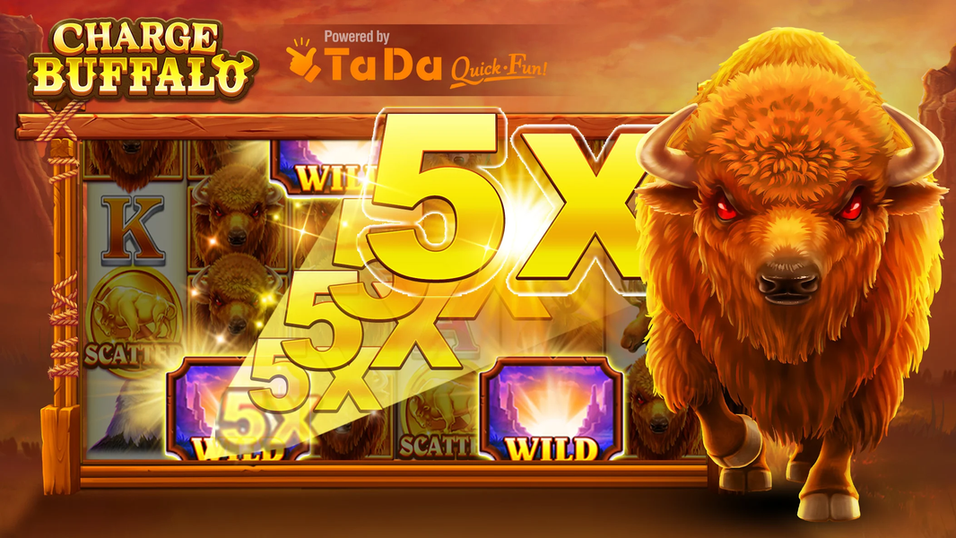 Charge Buffalo Slot-TaDa Games - عکس بازی موبایلی اندروید