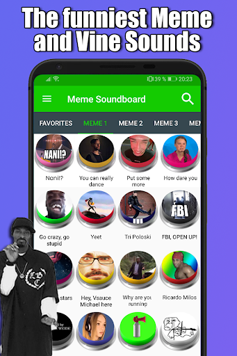 Meme and Vine Soundboard 2023 - Image screenshot of android app