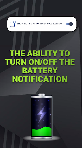 Battery Full Notification - Image screenshot of android app