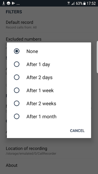 Full call recorder Automatic - Both Side recording - Image screenshot of android app