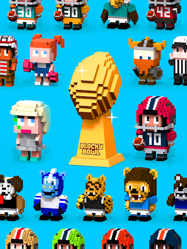 Blocky Football - Gameplay image of android game