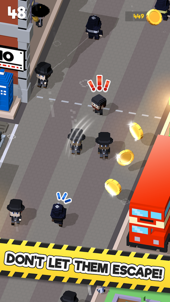 Blocky Cops - Gameplay image of android game