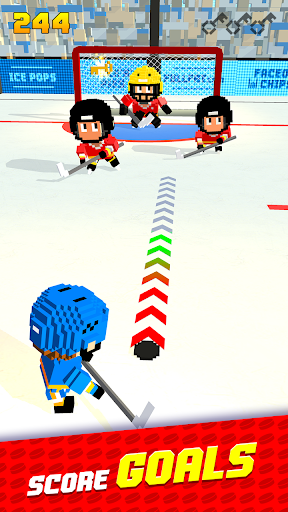Blocky Hockey - Gameplay image of android game