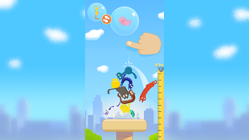 Cat Stack - Gameplay image of android game