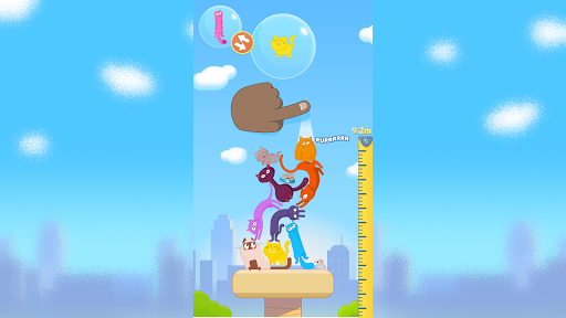 Cat Stack - Gameplay image of android game