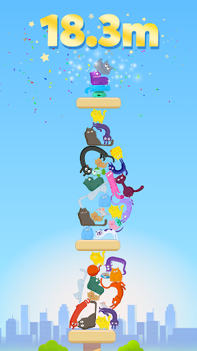 Cat Stack - Gameplay image of android game