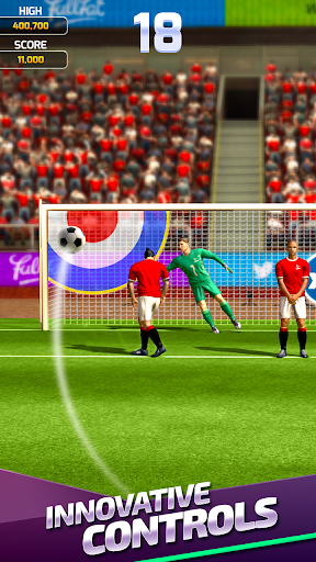 Flick Soccer! - Gameplay image of android game