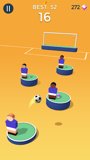 Pop Shot! Soccer - Ball Hopping Game 2020 - Gameplay image of android game