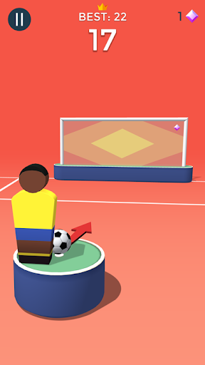 Pop Shot! Soccer - Ball Hopping Game 2020 - Gameplay image of android game