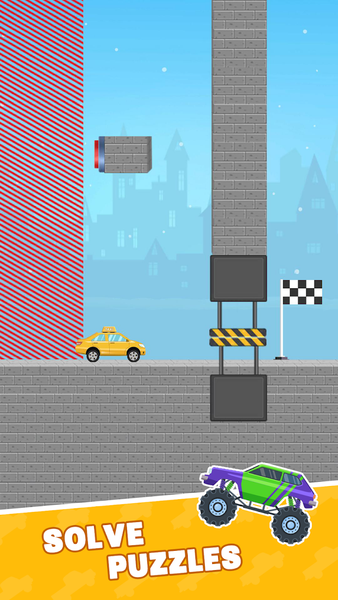 Draw Bridge Line: Save the Car - Gameplay image of android game