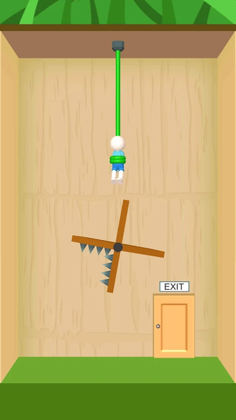 Rope Cutting-Save Human - Gameplay image of android game