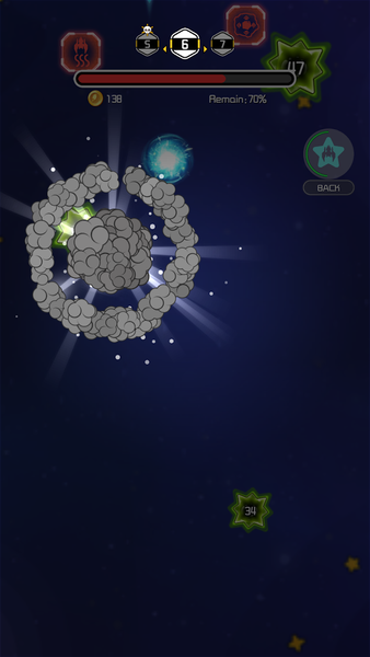 Space Cruises:Shooting game - Gameplay image of android game