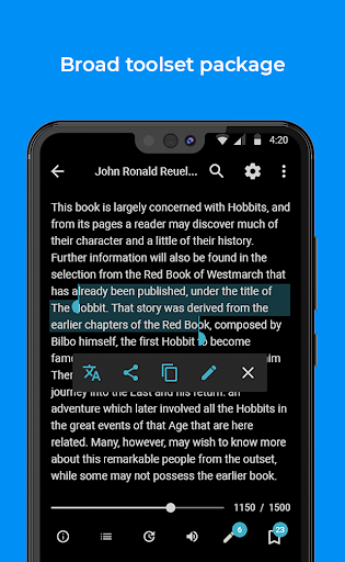 FullReader – e-book reader - عکس برنامه موبایلی اندروید