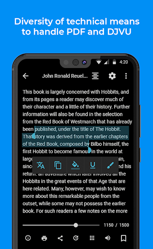 FullReader – e-book reader - عکس برنامه موبایلی اندروید
