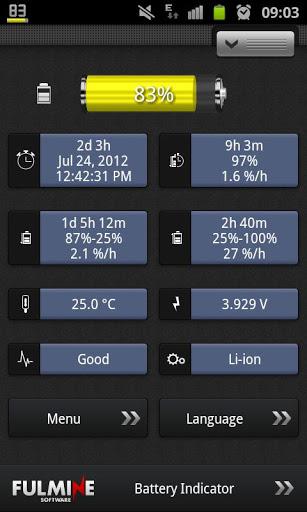 Battery Indicator - عکس برنامه موبایلی اندروید