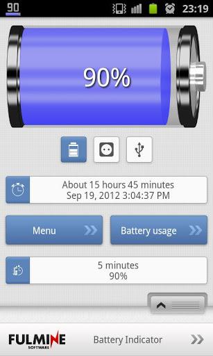Battery Indicator - عکس برنامه موبایلی اندروید