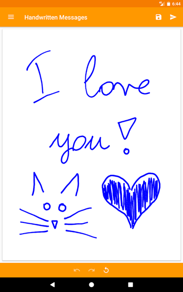 Handwritten Messages, MMS - عکس برنامه موبایلی اندروید