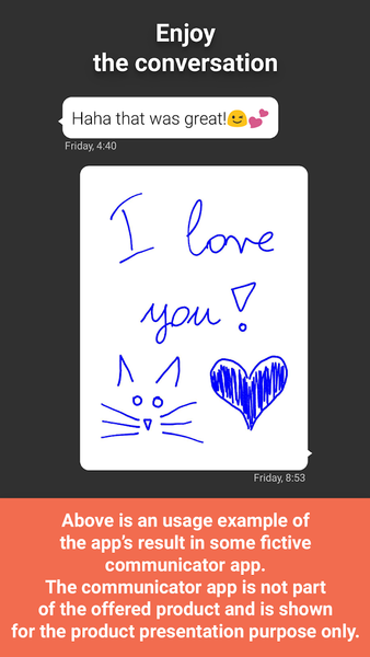 Handwritten Messages, MMS - عکس برنامه موبایلی اندروید