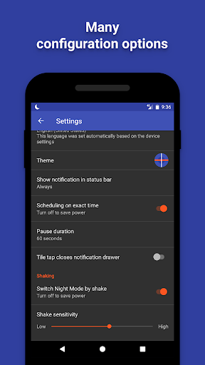 Night Mode - Blue Light Filter - عکس برنامه موبایلی اندروید
