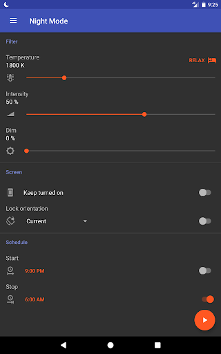 Night Mode - Blue Light Filter - عکس برنامه موبایلی اندروید