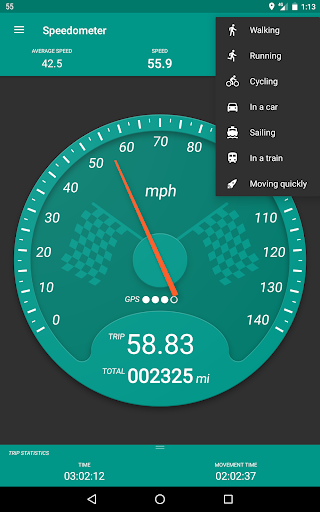 Speedometer - عکس برنامه موبایلی اندروید