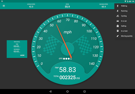 Speedometer - عکس برنامه موبایلی اندروید