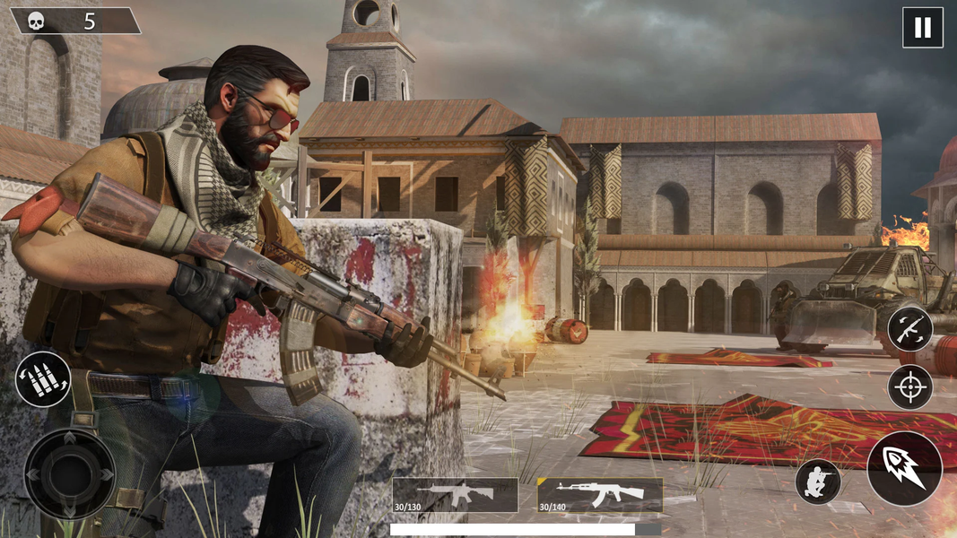 FPS Commando Secret Mission 3D - عکس بازی موبایلی اندروید