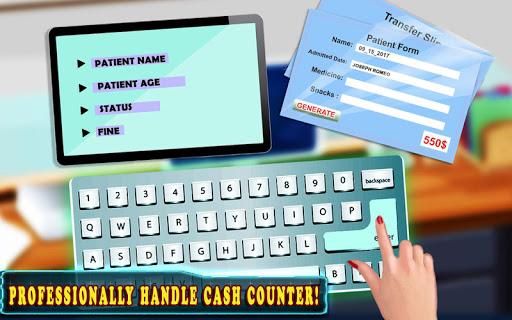 Hospital Cash Register Cashier - Gameplay image of android game