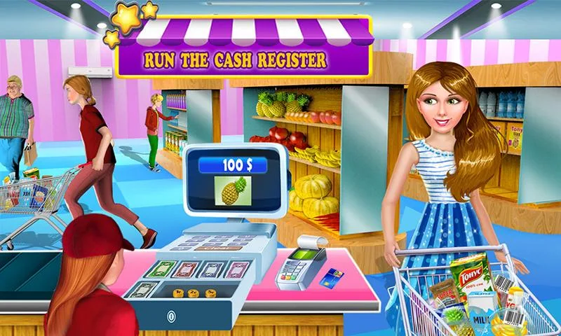 Super Market Cashier Game - Gameplay image of android game