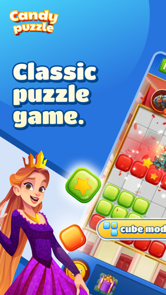 Candy Puzzle - Gameplay image of android game