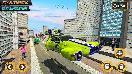 Flying Car Games: Taxi Games - عکس برنامه موبایلی اندروید