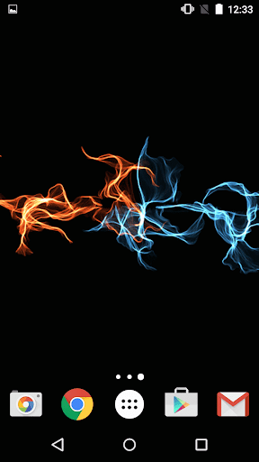 Fire and Ice Live Wallpaper - Image screenshot of android app
