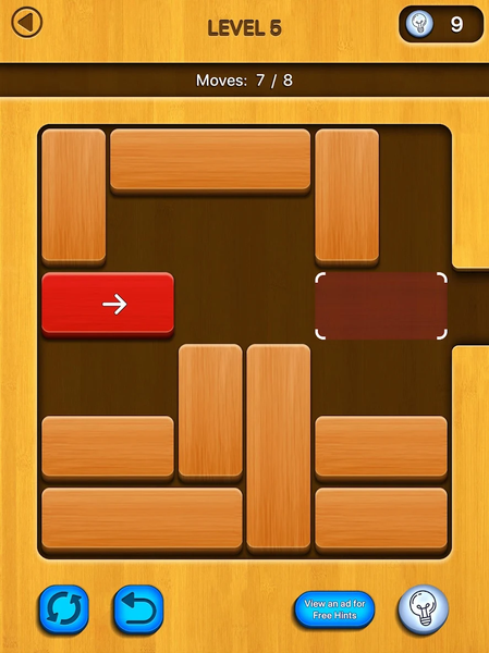 Woody Unblock Slide Puzzle - Gameplay image of android game