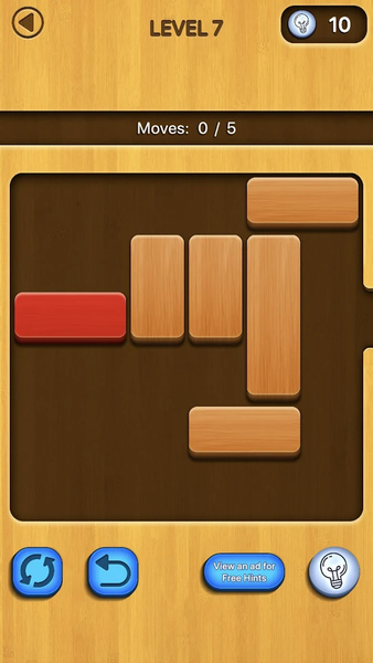 Woody Unblock Slide Puzzle - Gameplay image of android game