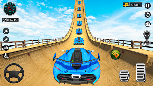 Ramp Car Game - Car Stunt - Gameplay image of android game