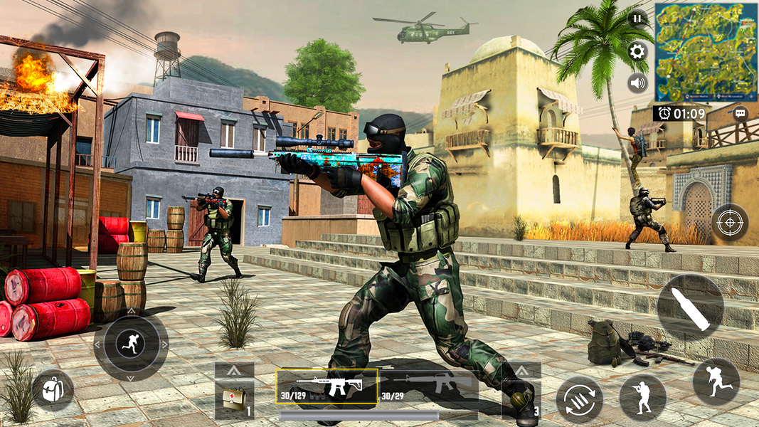 Army Commando FPS Shooting 3d - Gameplay image of android game