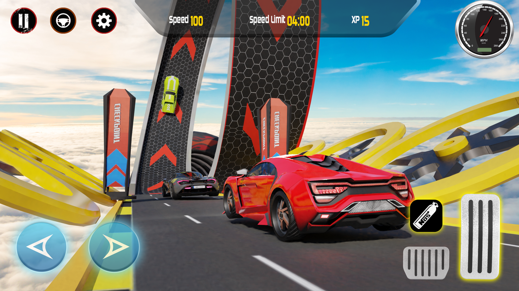 Rampa Car Game: GT Car stunts - Gameplay image of android game