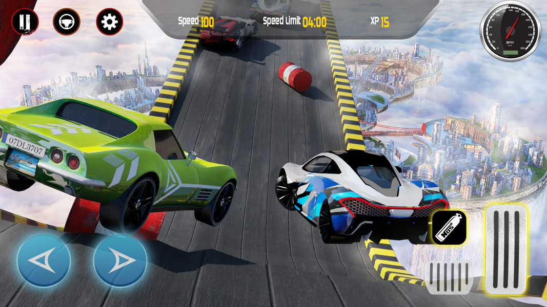 Rampa Car Game: GT Car stunts - Gameplay image of android game