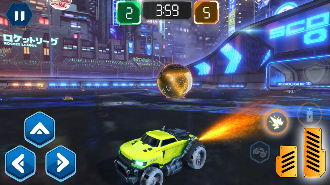 Rocket Car Ultimate Ball - عکس بازی موبایلی اندروید