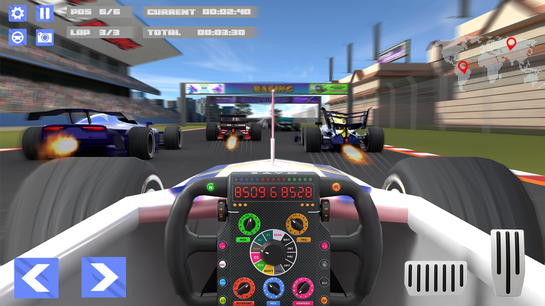 Formula Car Tracks: Car Games - Gameplay image of android game