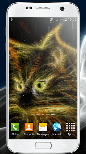 Neon Animals Live Wallpaper - Image screenshot of android app
